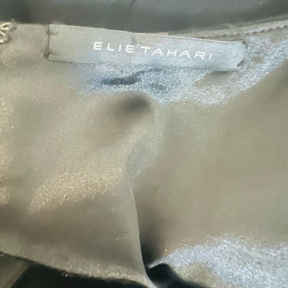 Elie Tahari Wool Blend Sleeveless Sheath Dress Size S Small Black - Picture 3 of 7